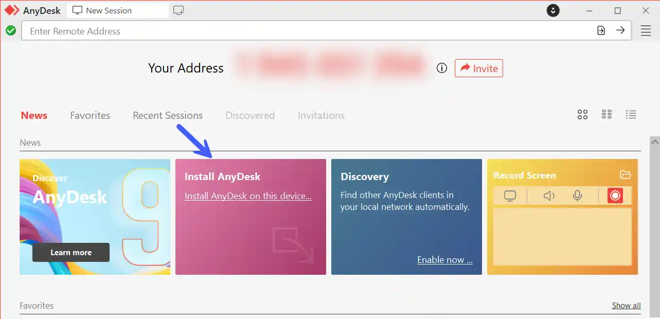 AnyDesk AnyDesk تحميل أحدث إصدار للتحكم عن بعد ومشاركة سطح المكتب بسهولة وسرعة عالية
