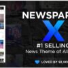 قالب newspaper الاحترافي و الجميل جدا للمواقع و المجلات الاخبارية