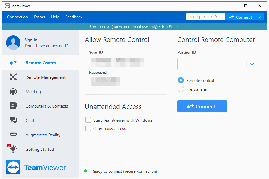 تيم فيور TeamViewer تحميل أحدث إصدار للتحكم عن بعد ومشاركة سطح المكتب بأمان عالي