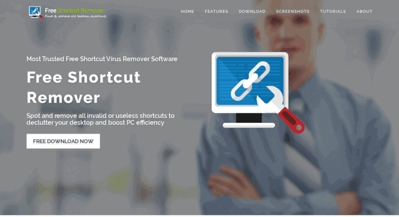 اداة حذف فيروس الاختصارات